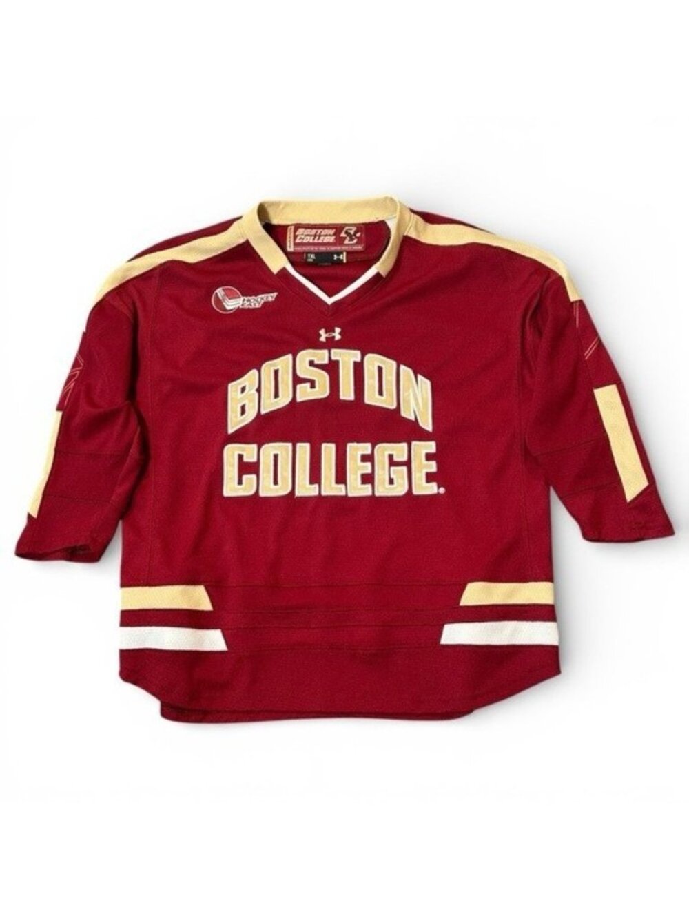 Boston College BC Eagles Under Armour Youth Hockey East Jersey YXL XL Boys NCAA